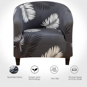 Chair Covers Tub Sofa Cover Stretch Club Elastic Study Printed Armrest For Bar Elasticity Couch Home Decor