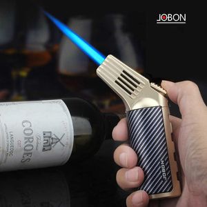 No Gas Lighter Windproof BBQ Kitchen Cooking Jet Torch Turbine Lighter High Capacity Spray Gun Jewelry Metal Welding Gifts Lighter 26WU