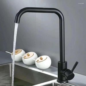Mutfak muslukları siyah kaplama en kaliteli paslanmaz çelik musluk soğuk ve su lavabosu dönebilir