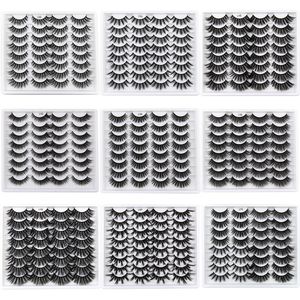 False Eyelashes SHIDISHANGPIN 3516 Pairs Natural Long Dramatic Fluffy 3D Mink Lashes Wispy Wholesale Eye Thick Cils 230904