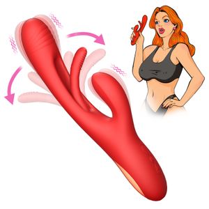 Vibratorer kanin klapp vibrator kvinnlig för klitori stimulator massager kraftfull g plats vibrerande sex leksak onani vuxen varor 230904