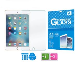 Transparent surfplatta PC -skärmskydd för iPad 9.7 10.2 tum 6 5 4 3 iPad Mini iPad Air iPad Pro Clear Thin Tought Topered Glass med paket