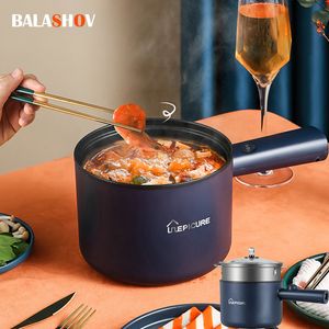 Inne wielofunkcyjne kuchenki 18L 18L Singled -podwójna warstwa Pantan Electric Rice Student Dormitor Mini Nonstick Pan Pots 230901