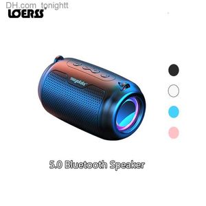 Altoparlanti portatili LOERSS 5.0 Altoparlante Bluetooth Altoparlante audio stereo Hifi Altoparlante bassi extra Soundbar Subwoofer portatile impermeabile Gioco Musica all'aperto Q230904