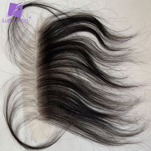 合成ウィッグヘアラインHDレースベビーヘア6x1女性用人間の髪交換用スイスレースエッジヘアピースフリンジバンズブラジルの髪230901