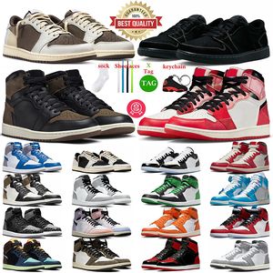 jumpman 1 men women basketball shoes Palomino Spider-Verse white Next Chapter Skyline Lost Found dark mocha off Cactus Jack 1 low trainers sneakers dhgate us 13