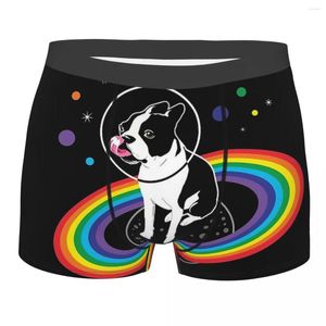 Underbyxor Pride Space Dog Man's Boxer Briefs and Universe Breattable Creative Underwear Top Quality Print Shorts Gift Idea