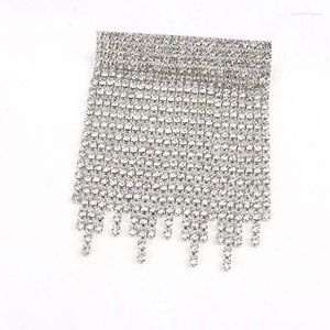 Brooches Design Welding Process Crystal Tassel Rhinestones Decoration Jewelry For The Wedding Dress Accessories