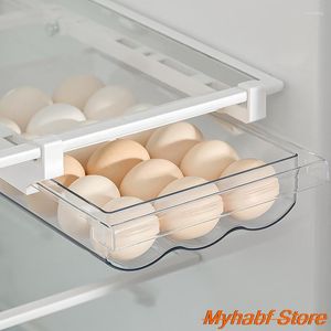 Storage Bottles Refrigerator Egg Drawer Clear Plastic Fridge Organizer Box For Fruit Food Container Shelf Kitchen Tools