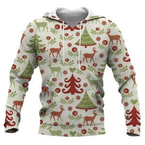 Men's Hoodies Sweatshirts Christmas Hoodie For Men deer print Autumn Fashion Long Sleeve Sweater Oversized Men's Clothing Pullover T-Shirt 230904