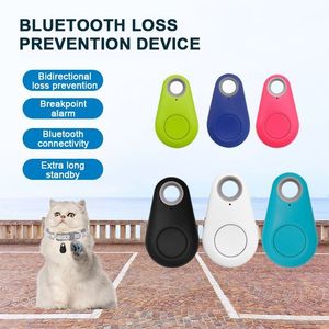 Andra hundförsörjningar Mini Fashion Smart Dog Pets Bluetooth 4.0 GPS Tracker Anti Lost Alarm Tag Wireless Child Bag Wallet Nyckel Finder Locator 230901