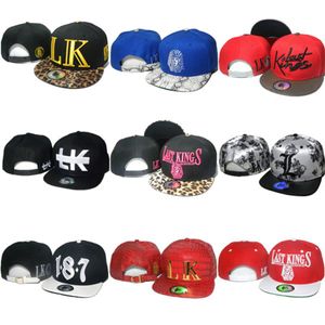 72 Styles Son Krallar Strapback Şapkalar LK Leopar Kapakları Snapbacks Ayarlanabilir Şapka Tasarımcısı Hip Hop Lastkings Snapback Beyzbol Kapağı Onli285E