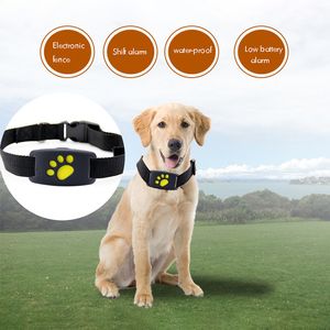 Andra hundförsörjningar Mini GPS Pet Locator Dog Cat Anti-Lost Device Smart Wear Activity Tracker Real Time Tracking Device App Control Wireless Tracker 230901