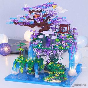 Блоки 4574 шт. Guanghan Pavilion Строительные блоки DIY Алмазные блоки Игрушки Китайская архитектура Игрушки для мальчиков и девочек Подарок R230904