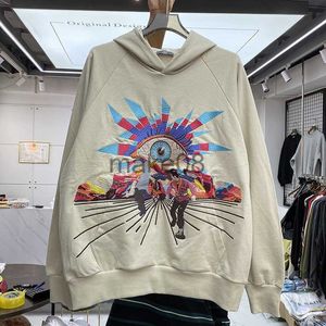 Erkek Hoodies Sweatshirts Vintage Nakış Evi Hatalar Hoodie Erkek Kadın En İyi Kalite Hip Hop Külot Yıkanmış Gevşek Polar Soru Hooded J230904