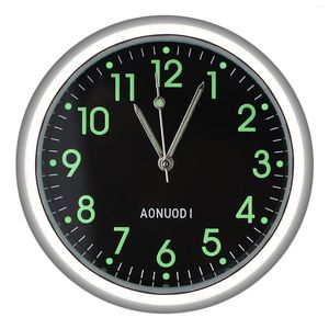 Wall Clocks Car Clock Luminous Universal Vehicle Dashboard Mini Quartz Watch Auto Accessories