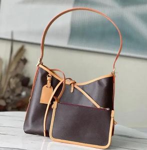 Borsa a tracolla firmata Carryall Tote Borsa hobo da donna con borsa con cerniera staccabile Portamonete Lady Bowknot Borsa in pelle sotto le ascelle Borsa hobo a tracolla