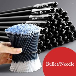 Gel Ink Pen Fine Point Pens Ballpoint Refill Needle Tip 0.5mm Black Rods For Office School Stationery Supply Gift