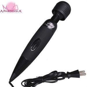 Vibrators WITH BOX Multispeed Powerful Female Personal Wand Massager Fairy Mini AV Vibrator Clit Stimulation Sex Toys For Women US Plug 230904