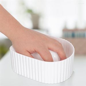 Nail Gel Polish Remover Soak Bowl Acrylic Tip Treatment DIY Art SPA Manicure Plastic White Removal Tray