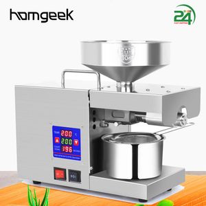 Fruit Vegetable Tools LTP333 610W Intelligent Stainless Steel Household Commercial Oil Press Machine with Digital Display Temperature Control 230901