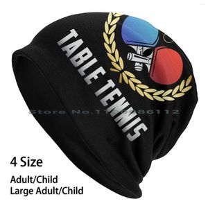Berets Table Tennis Player Ping Pong Funny Cool Saying Gift Beanies Knit Hat Sports Paddle Ball