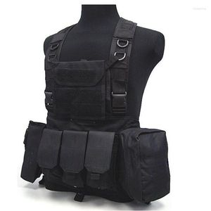 Hunting Jackets Outdoor Ciras Tactical Military Vest Plate Carrier Unloading Chest Rig Bag Molle Camping Travel Sport 3