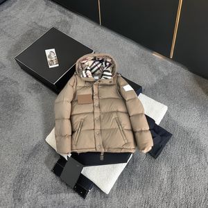 Berbury Ceket Kadınları Lockwell Puffer Çıkarılabilir Kollu Burby Ceket L Parkas Kış Ceket Lüks Ceket Mektubu Ekose Sıcak Ceket 6377