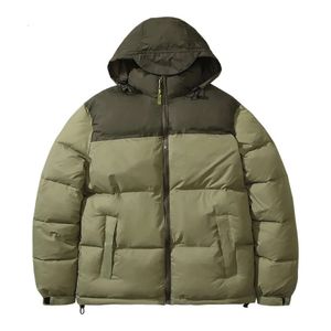 Męska puffer kurtka zimowa stylistka liście liści drukowania kurtki zimowe mężczyźni mężczyźni kobiety ciepłe piórko moda płaszcza kurtka North984