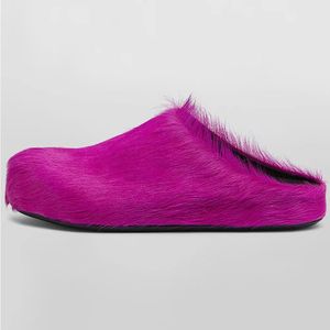 Slippers Most Horse Hair Slippers Couple Shoes Fashion and Elements Lightweight and Comfortable 230901
