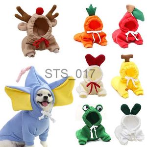 Dog Apparel Winter Warm Dog Clothes Cute Plush Coat Hoodies Pet Costume et for Puppy Cat French Bulldog Chihuahua Small Dog Clothing x0904