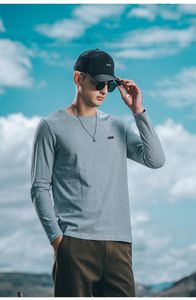 Мужские футболки C100 Весенняя футболка с длинными рукавами Повседневная трендовая универсальная одежда