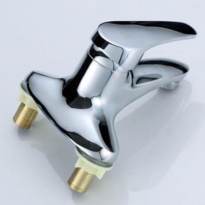 Bathroom Sink Faucets Traditional Double Holes Basin And Cold Water Faucet Mixing Valve Switch Tap Deck Mounted Mixer