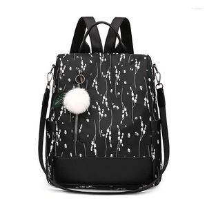 Backpack Fashion Women's Casual Anti-theft Travel Bag Large-capacity Handbag Youth Student Schoolbag One Shoulder Crossbody