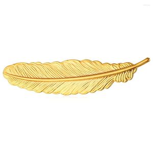 Brosches Collare Feather for Women Gold/Rose Gold/Black/Silver Color and Pins Men Jewelry Wholesale B129