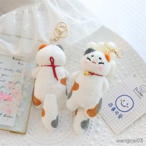 Gefüllte Plüschtiere, 10 cm, Anime-Katze, Ente, Schlüsselanhänger, weiches Plüschtier, ausgestopfte Elefantenpuppe, schöne Rucksack-Dekoration, bestes Geschenk für Mädchen, R230904