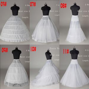6 Stile Günstige Net Petticoat Meerjungfrau Ballkleid A-Linie Brautkleider Krinoline Prom Abendkleider Petticoats Braut Hochzeit Acce189U