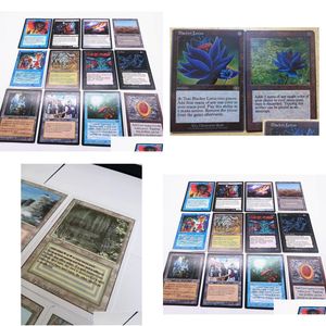 126Pcs/Lot Magic Game Diy Cards Of English Version Matte Board Games Collection Custom Tcg Classics Drop Delivery Dh95T