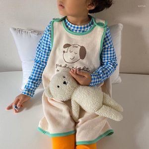 Ensembles de vêtements Sac de couchage pour bébé Printemps Automne et hiver Saisonnier Universel Coton Couette anti-coups pour enfants 40 67 cm