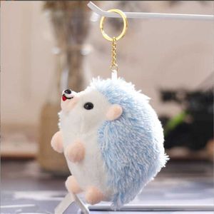 Animais de pelúcia de pelúcia 12cm brinquedos de ouriço de pelúcia chaveiro anel pingente brinquedo de pelúcia animal de pelúcia anime carro presentes de pele para mulheres menina brinquedos boneca