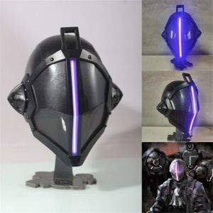 Abyssで作られたパーティーマスクボンドレッドコスプレgfrpアクリルマスクヘルメットマスクハロウィーンマスカレードパーティーカーニバル小道