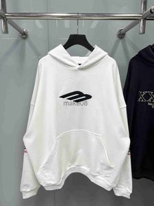 Erkek Hoodies Sweatshirts Bl Moda Yüksek Kaliteli Lüks Y2K Klasik Mletter Nakış Zanaat Modaya Gibi Kazak Hoodie J230904