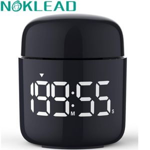 Kitchen Timers NOKLEAD Timer LED Knob Digital Cosmetic Bottles Countdown Cooking Shower Study Fitness Stopwatch 230901