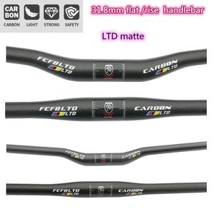 Bike Handlebars Components carbon handlebar MTB Handlebar Flat Or Rise Handlebar 31.8*580/600/620/640/660/680/700/720/740/760mm matte bike parts 230904