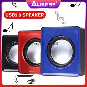 Alto-falantes portáteis Protable Surround Sound Mobile Phone Subwoofer Estéreo Caixa de som de computador Ajustável Mini alto-falante de computador para PC Laptop Notebook HKD230904