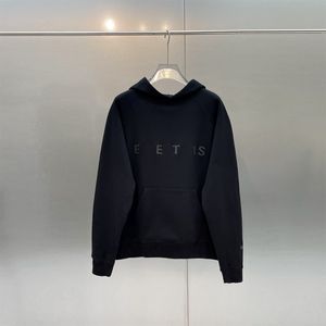 Erkek Hoodies Sweatshirtler Yuvarlak Boyun Külot Hoodies Sıcak kazak mektubu Uzun Kollu Sweatshirtler Erkekler Üstler Giyim Tutkal Peluş ve Kalın Mal Superior