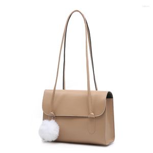 Evening Bags Luxury Women's Bag 2023 Togo Leather Bucket First Layer Cowhide Portable Shoulder Messenger