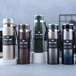 Thermoskannen Hohe Qualität Große Kapazität Tasse 1000 ml 316 Edelstahl Reise Thermoskanne Wärmedämmung Tumbler Vakuumflaschen Wasserflasche x0904