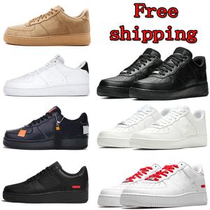Mens Outdoor Running Shoes Women Designer Trainers Free Shipping Sports Sneakers Low Triple White Black Wheat High Utility Red Shadow Eur 36-45