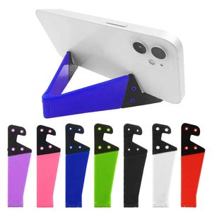 Suporte de telefone celular para smartphone tablet mesa universal dobrável suporte de telefone móvel suporte em forma de v ajustável